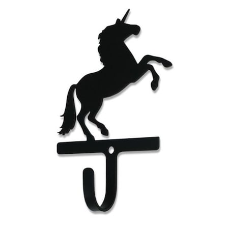 Village Wrought Iron Village Wrought Iron WH-375-S Unicorn Wall Hook - Small WH-375-S
